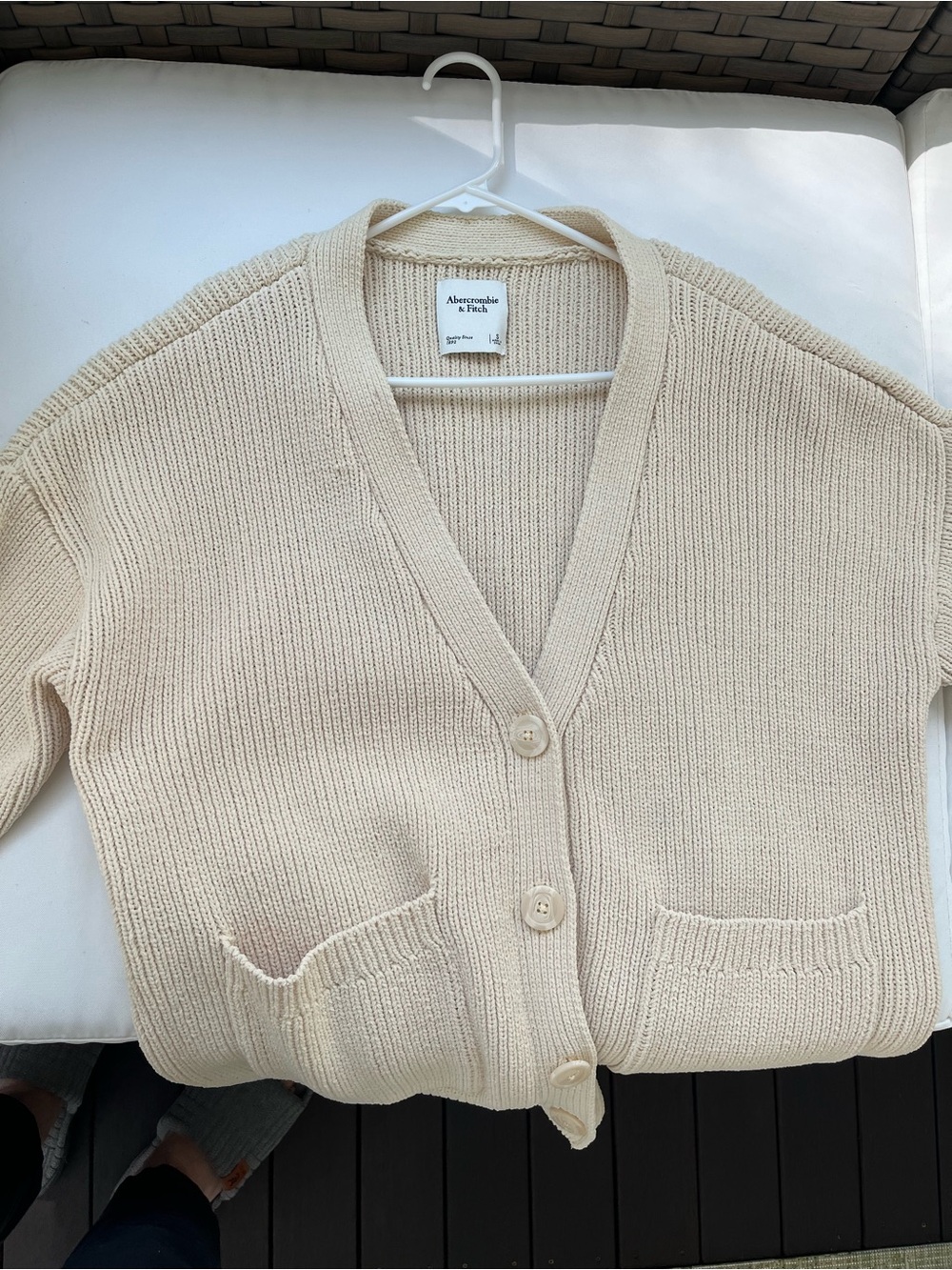 Abercrombie Yellow Cardigan - Picture 2 of 5